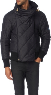 VIVIENNE WESTWOOD Removable-panel padded jacket (Black