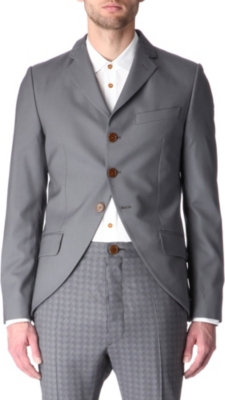 VIVIENNE WESTWOOD Checked-collar blazer