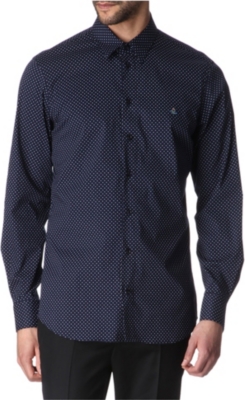 VIVIENNE WESTWOOD Polka-dot single cuff shirt