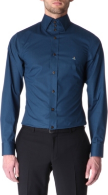 VIVIENNE WESTWOOD Three-button collar single-cuff shirt