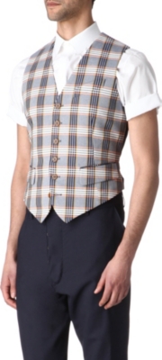 VIVIENNE WESTWOOD Checked waistcoat