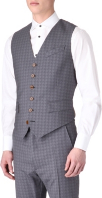 VIVIENNE WESTWOOD Basket-weave waistcoat
