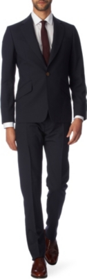 VIVIENNE WESTWOOD One-button slim suit (Navy