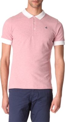 VIVIENNE WESTWOOD Contrast-colour polo shirt