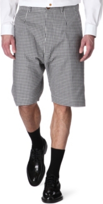 VIVIENNE WESTWOOD Gingham-check shorts