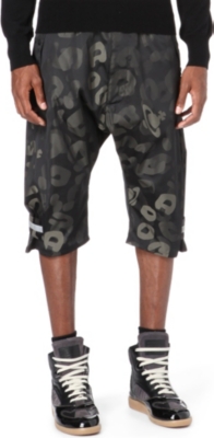VIVIENNE WESTWOOD Leopard-print drop-crotch shorts