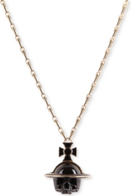 VIVIENNE WESTWOOD Skull orb pendant necklace