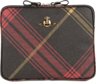 VIVIENNE WESTWOOD Derby tartan check iPad case