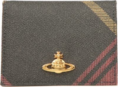 VIVIENNE WESTWOOD Derby checked card holder