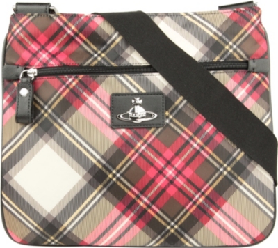 VIVIENNE WESTWOOD Tartan messenger bag