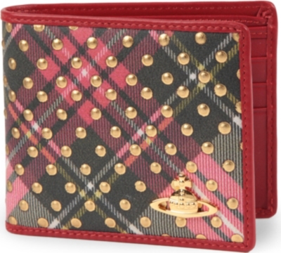 VIVIENNE WESTWOOD Tartan Dots wallet