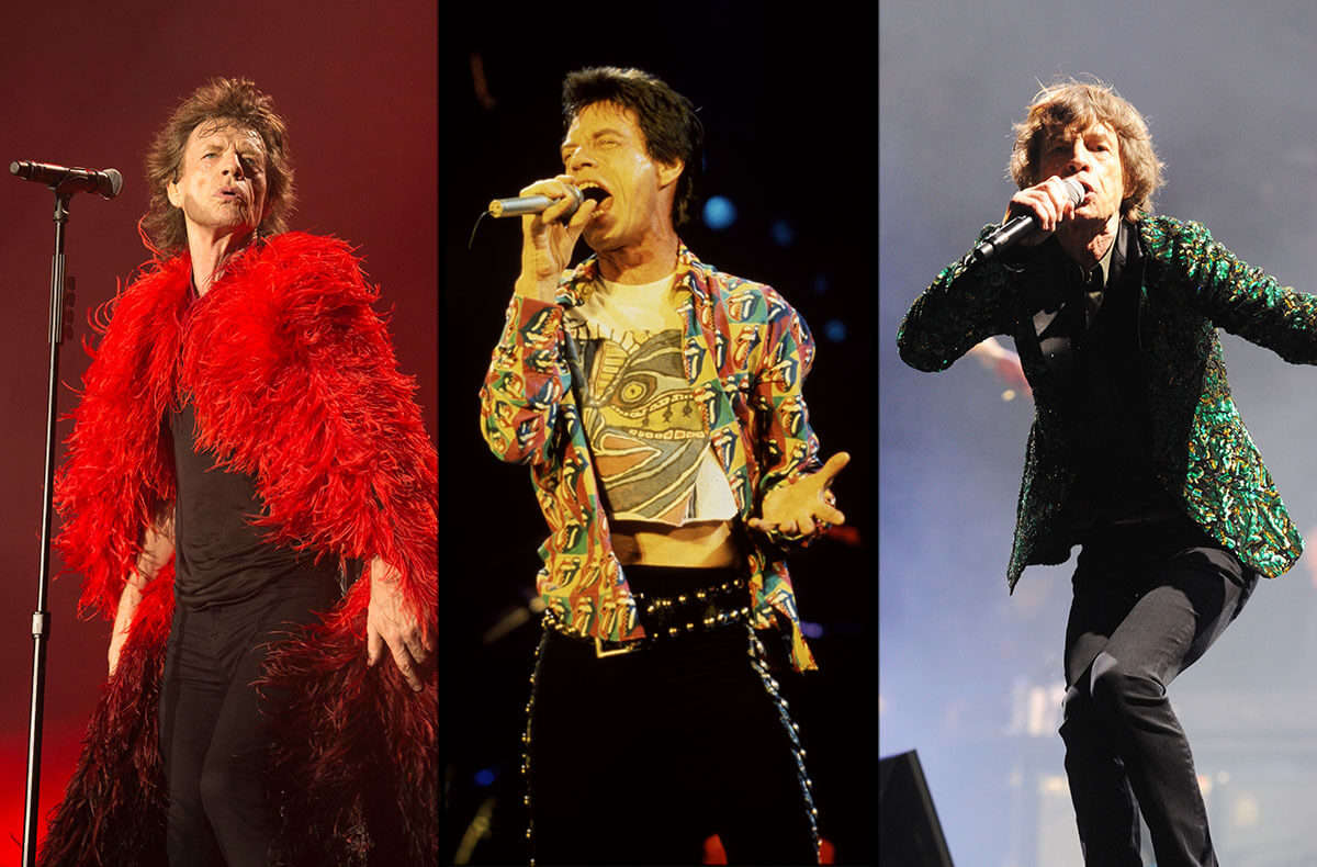 Mick Jagger stage outfits