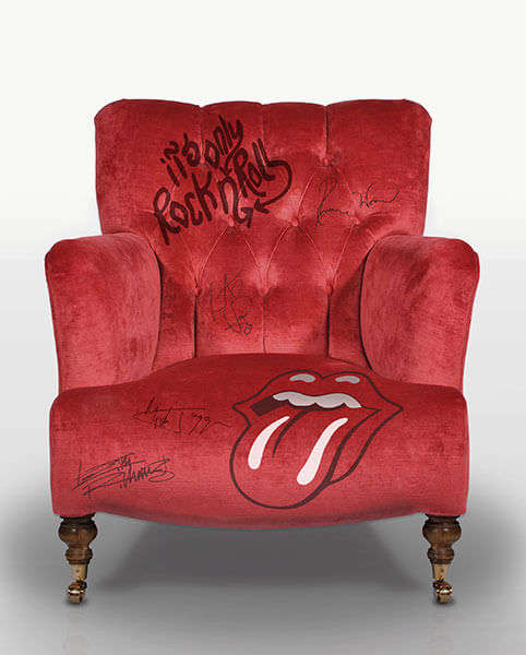 Rolling Stones armchair