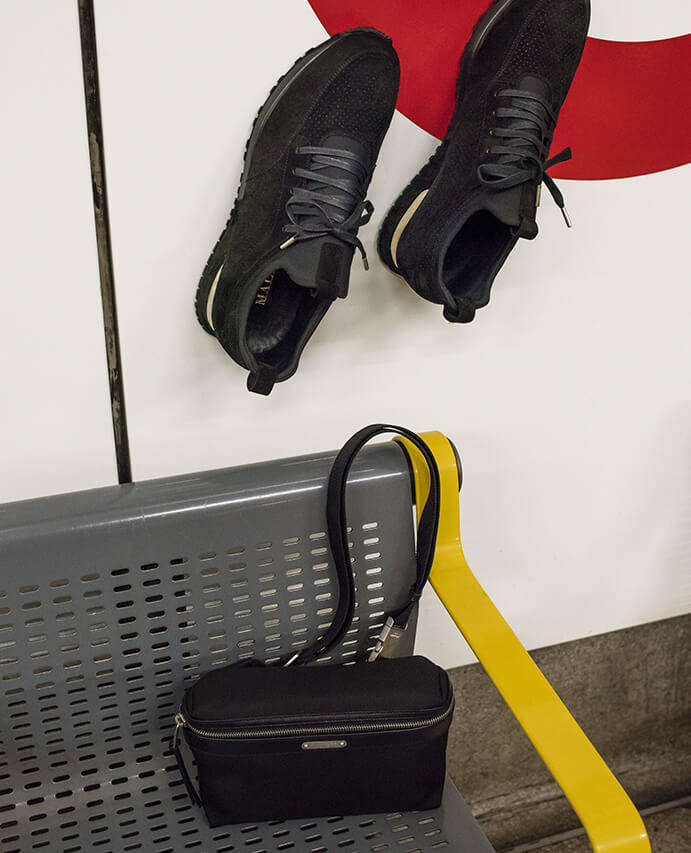 A Mallet bag and Saint Laurent shoes