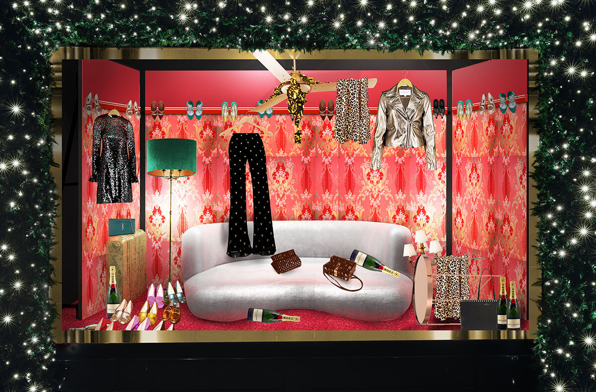 selfridges christmas window