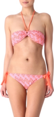 MISSONI Diagonale bi-coloured bikini
