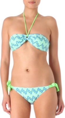 MISSONI Diagonale bi-coloured bikini
