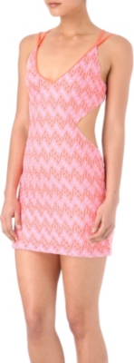 MISSONI Diagonale cut-out beach dress