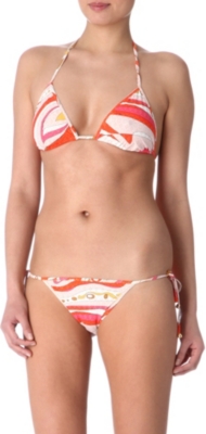 EMILIO PUCCI Aracaju halter bikini