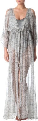 MELISSA ODABASH Gwyneth snake-print cover-up