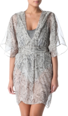 MELISSA ODABASH Jaz snake-print kaftan