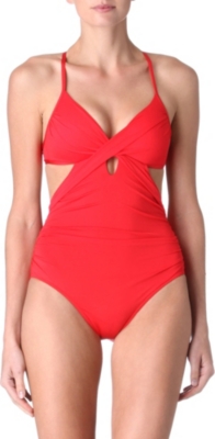 JETS BY JESSIKA ALLEN Lustre cross swimsuit