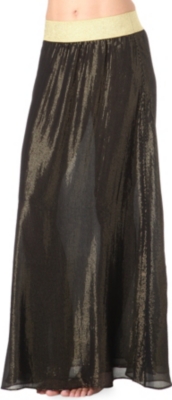 MARIE FRANCE VAN DAMME Metallic skirt
