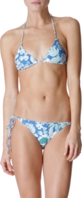 ANNA & BOY Wisteria floral triangle bikini