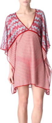 MISSONI Patterned crochet-knit kaftan