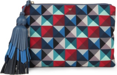 ANYA HINDMARCH Courtney Eye Twister canvas pouch