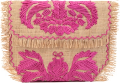 ANYA HINDMARCH Capability straw clutch