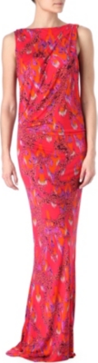 MATTHEW WILLIAMSON Cobra drape dress