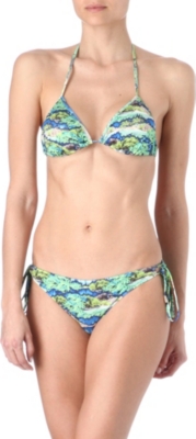 MATTHEW WILLIAMSON Electric Bay triangle bikini