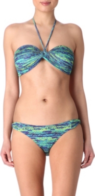 MATTHEW WILLIAMSON Taj tapestry bandeau bikini