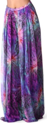 MATTHEW WILLIAMSON Water garden palazzo trousers