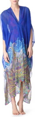 ETRO Abito silk-chiffon kaftan