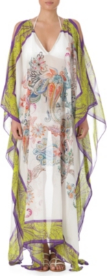 ETRO Paisley silk-chiffon kaftan