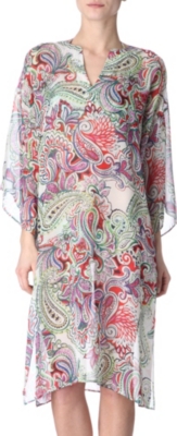 ETRO Stampato silk-chiffon kaftan