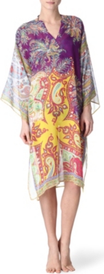 ETRO Paisley-print silk-chiffon kaftan