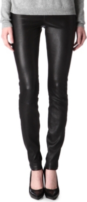 THEORY Leather leggings
