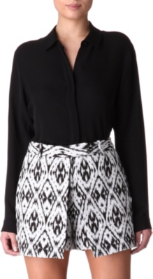 THEORY Rosita silk shirt