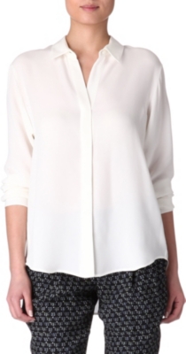 THEORY Rosita silk shirt