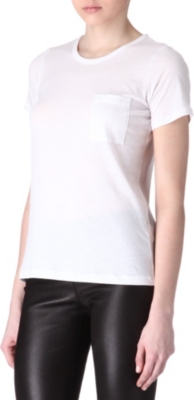 THEORY Pocket cotton t-shirt