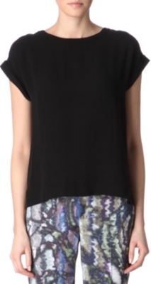 THEORY Sorcha silk top