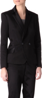 THEYSKENS' THEORY Satin tuxedo jacket