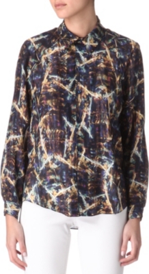 THEYSKENS' THEORY Printed silk shirt