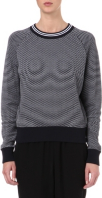 THEORY Coranda honeycomb jumper