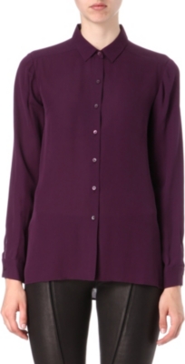 THEORY Kissa silk shirt