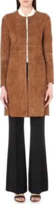 THEORY Alvington Benna leather coat