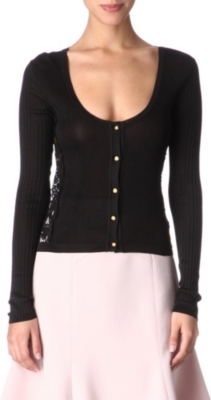 EMILIO PUCCI Lace-side cardigan